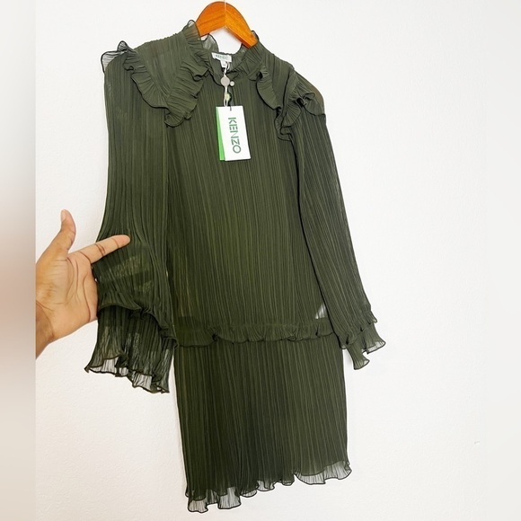 Kenzo Micro-Pleated Dress - Picture 7 of 12